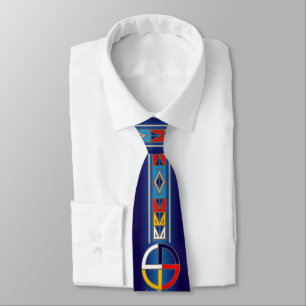 As gravatas dos homens (azul bem cozido das açõe