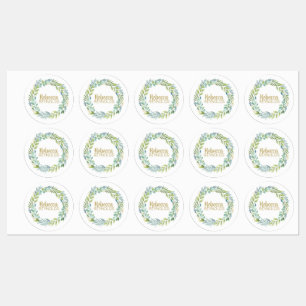 As hortaliças botânicas Waterproof etiquetas