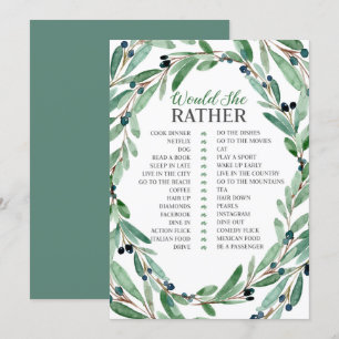 As hortaliças graciosas nupciais ela cartão da