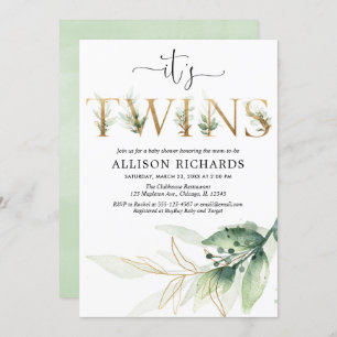 As hortaliças juntam o convite do chá de fraldas,