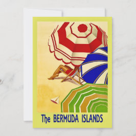 As Ilhas Bermudas 5x7 Grande Cartão Postal