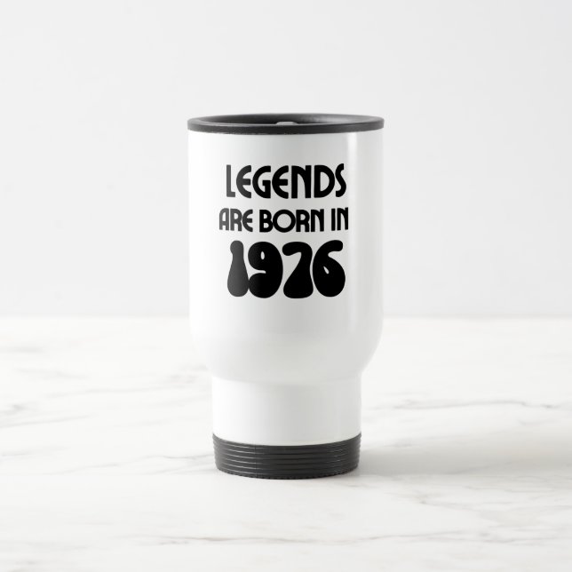 As Legendas São Nasceres Na Caneca de viagem De 19 (Centro)