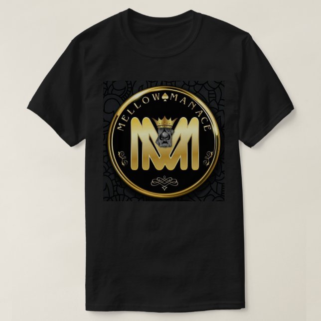 Ás maduro do homem - logotipo - t-shirt preto (Frente do Design)