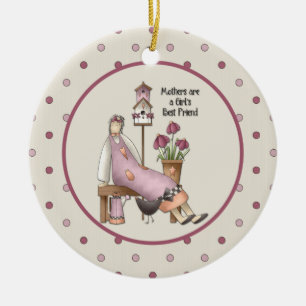 As mães são ornamento do melhor amigo de uma