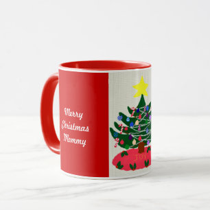 As mamães do Feliz Natal decoraram a caneca da