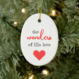 As Maravilhas de Seu Enfeites de natal de Amor