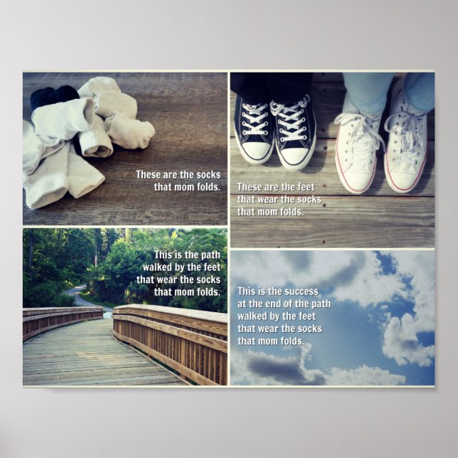 As Meias que a mãe dobra - Poster (Frente)