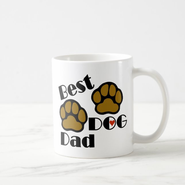 As melhores canecas de café do pai do cão - você (Direita)