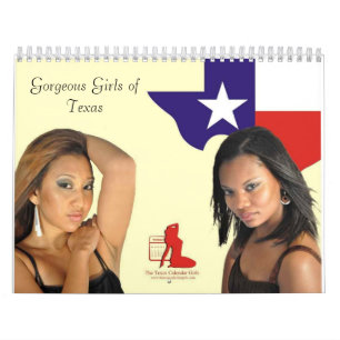 As meninas 2010 do calendário de Texas 12 meses