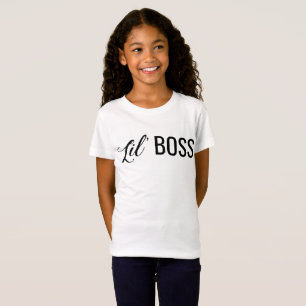 As meninas do chefe de Lil multam o t-shirt do