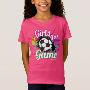 AS MENINAS OBTIVERAM O T-SHIRT DO FUTEBOL DO JOGO