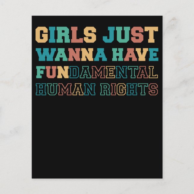 As Meninas Só Querem Ter Direitos Fundamentais (Frente)