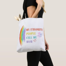 As Minhas Pessoas Favoritas Chamam-Me Mãe Tote Bag