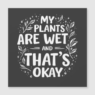 As minhas plantas estão molhadas e tudo bem, amant