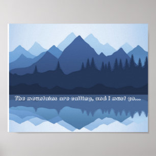 As montanhas estão chamando de Poster