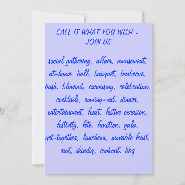 AS MUITAS DEFINIÇÕES DE UM CONVITE CONJUNTO (Frente)