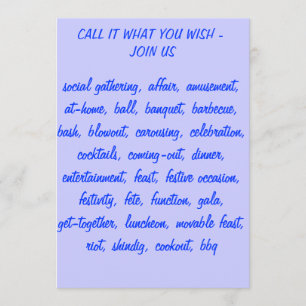 AS MUITAS DEFINIÇÕES DE UM CONVITE CONJUNTO