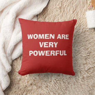 AS MULHERES SÃO MUITO PODEROSAS Almofada de polyes
