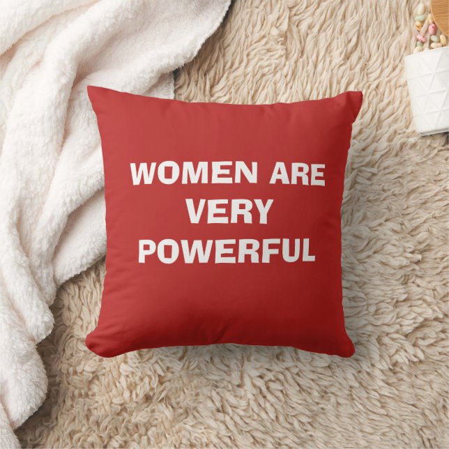 AS MULHERES SÃO MUITO PODEROSAS Almofada de polyes (Cobertor)