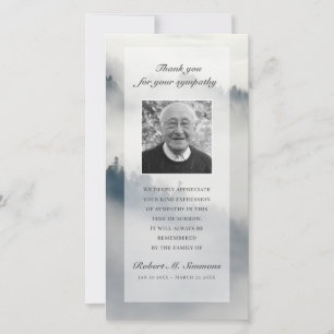 As nuvens agradecem-lhe cartão com fotos do