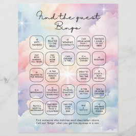 As Nuvens De Pastel Elegantes Encontram O Bingo Ma