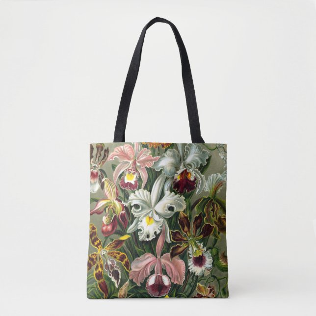 As Orquídeas de Ernst Haeckel Tote Bag (Frente)