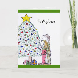 As Pessoas da Lizzy Feliz Natal Para o Meu Cartão 