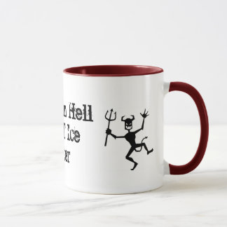 As "pessoas no inferno QUEREM caneca de café da