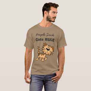 As pessoas sugam, camisa da regra dos gatos