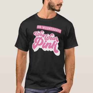 Às quartas-feiras Vestimos T-Shirt Clássico Rosa