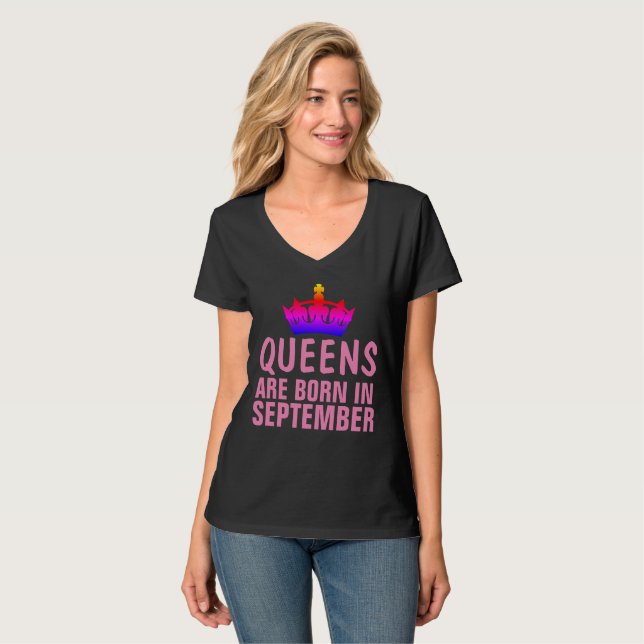 AS RAINHAS SÃO NASCER EM t-shirts DE SETEMBRO (Frente Completa)