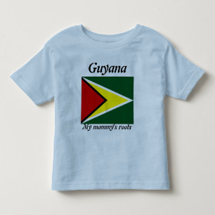 As raizes guyana da minha mamã caçoam t-shirt