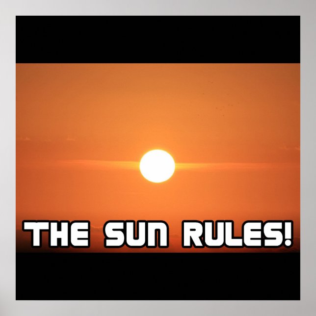 As regras do Sol! POSTER 3 (Frente)