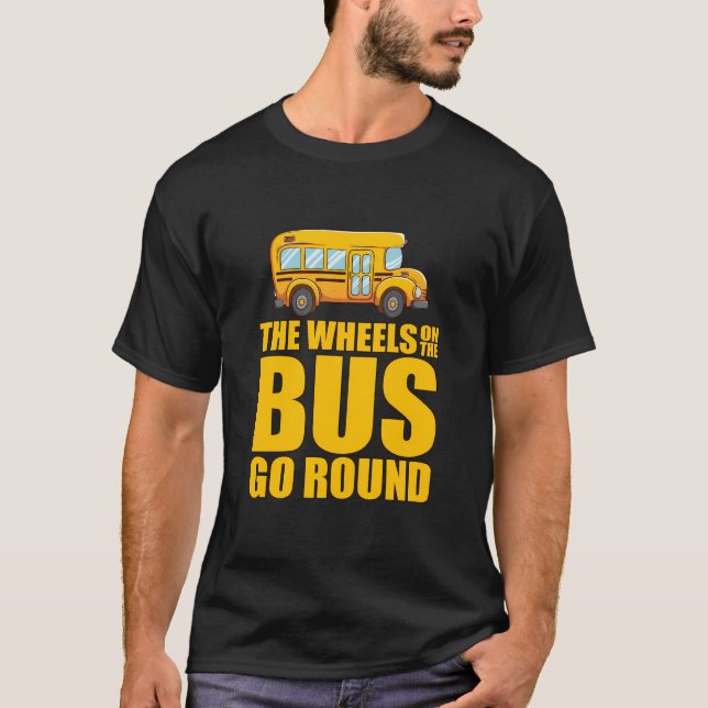 As Rodas No Ônibus Vão Em Volta À Camisa (Frente)