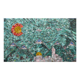 As ruas do Impressão de fotos Denver 35x21