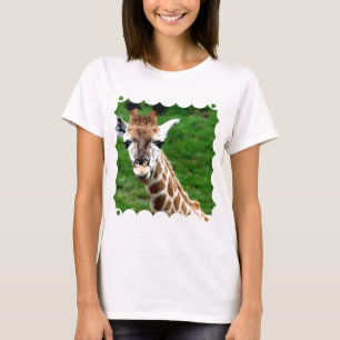 As senhoras da foto do girafa couberam o t-shirt