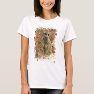 As senhoras de Meerkat do bebê couberam o t-shirt