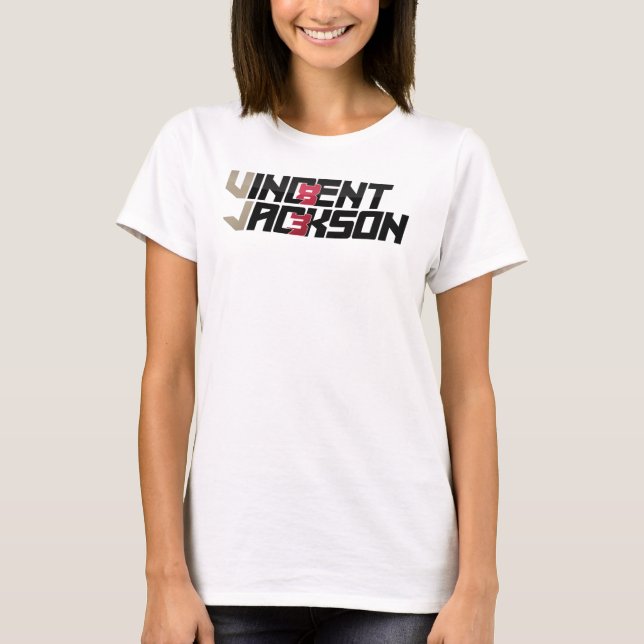 As senhoras de Vincent Jackson couberam a camisa (Frente)