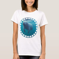 As senhoras do peixe-boi couberam o t-shirt