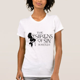 As Sereias da Sin B... Camiseta Ajustado fina femi