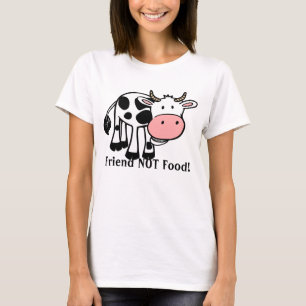 As vacas são t-shirt dos amigos para vegetarianos
