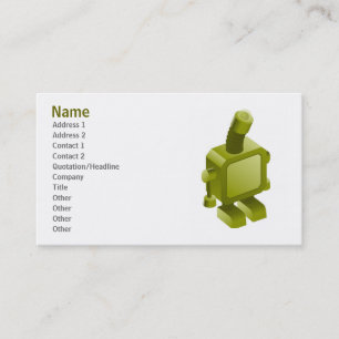 Às vezes os robôs obtêm o modelo triste do cartão