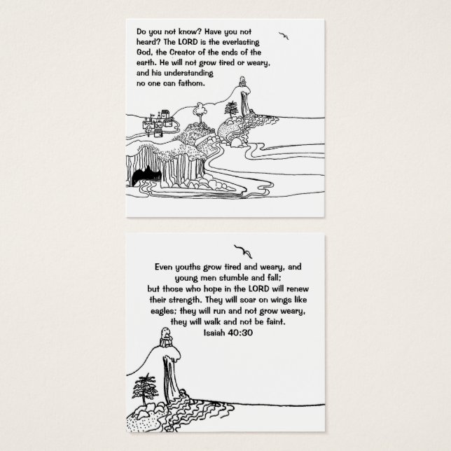 Asas como águias-cristãs (Frente & Verso)