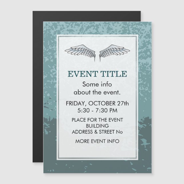 Asas de cinza azul (Frente/Verso)