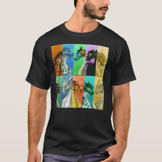 Asas de Fogo - Dragões Clássicos T-Shirt