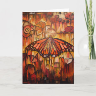 Asas emergentes do outono - cartão