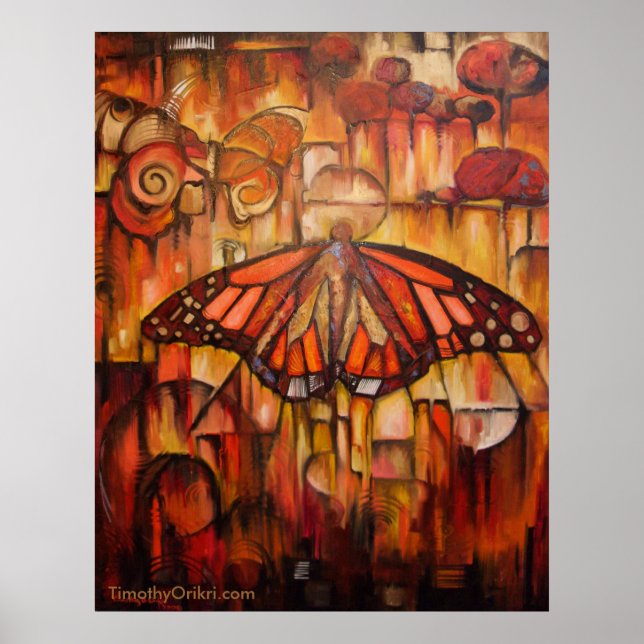 Asas Emergentes do outono - Impressão de Tela (Frente)