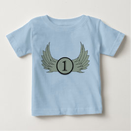 Asas (Idade 1) - T-Shirt de Jersey Fino para Bebé