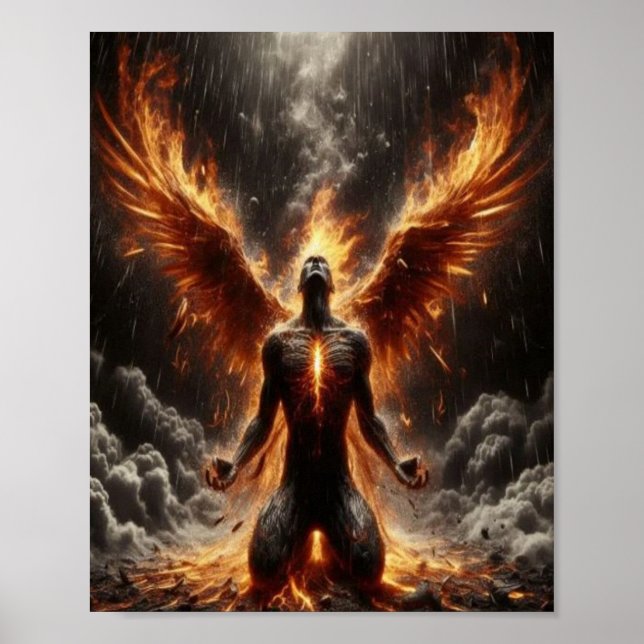 Ascensão de Incêndio Interno da Poster Pheonix (Frente)
