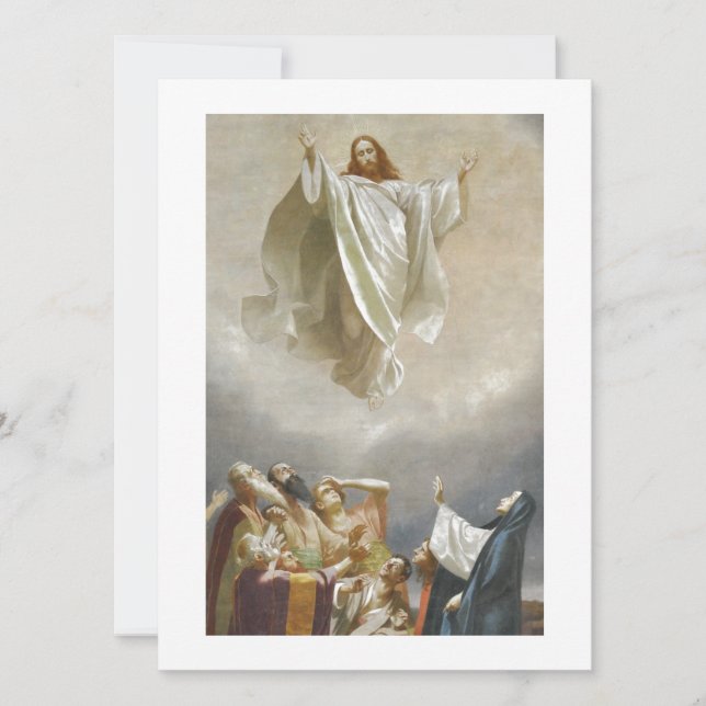 Ascensão do cristo ao Céu Observada por Apóstolos (Frente)